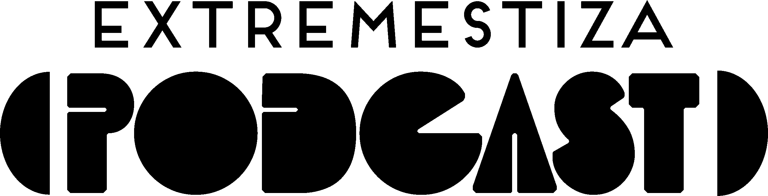 Imagotipo_MonocromaticoExtremestizaPodcast_RGB_